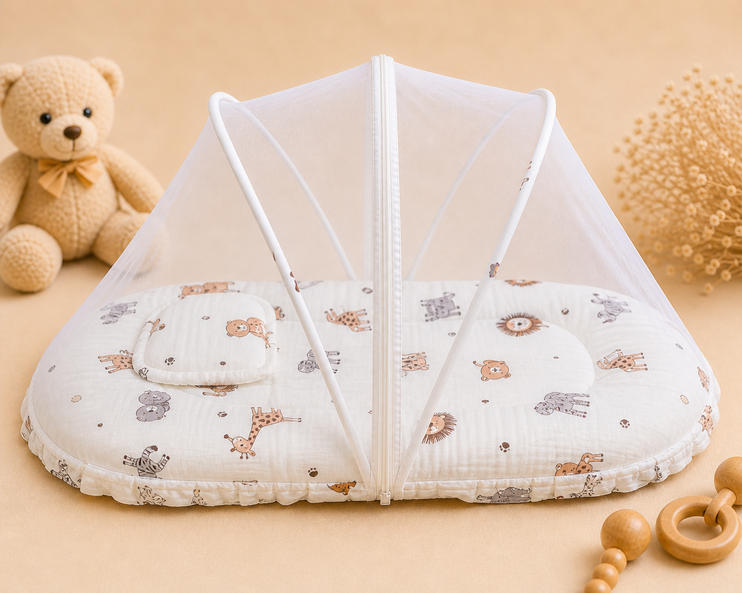 Muslin Net Bed - Animal World
