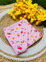 Load image into Gallery viewer, Pink World - Muslin Baby Hood Towel

