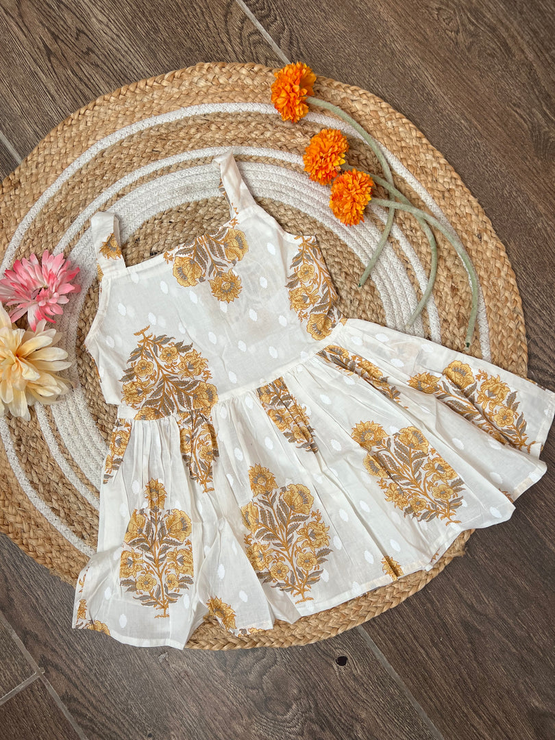 White Fairy - Cotton Frock 2 -3 Yrs