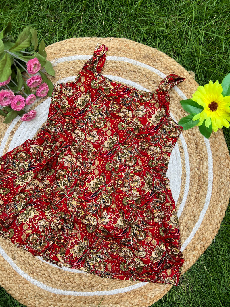 Ethnic Blossom - Viscose Frock 4 - 5 yrs