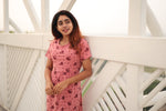 Load image into Gallery viewer, Zipless Maternity Lounge Dress - Love - NARUVE
