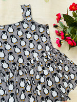 Load image into Gallery viewer, Penguin Luv - Cotton Frock 6m to 1 Yr
