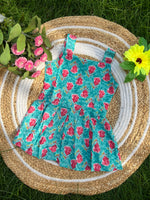 Load image into Gallery viewer, Floral Rain - Cotton Frock 1 - 2 yrs
