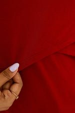 Load image into Gallery viewer, Maternity &amp; Nursing T-Shirts - Red - NARUVE

