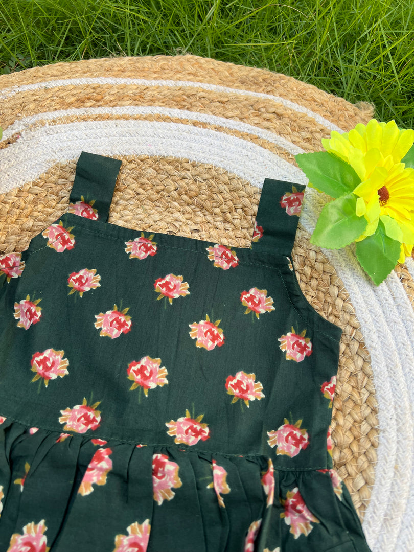 Green Frost - Cotton Frock 6m to 1 Yr