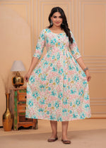 Load image into Gallery viewer, Floral Ember : Maternity Feeding Dress
