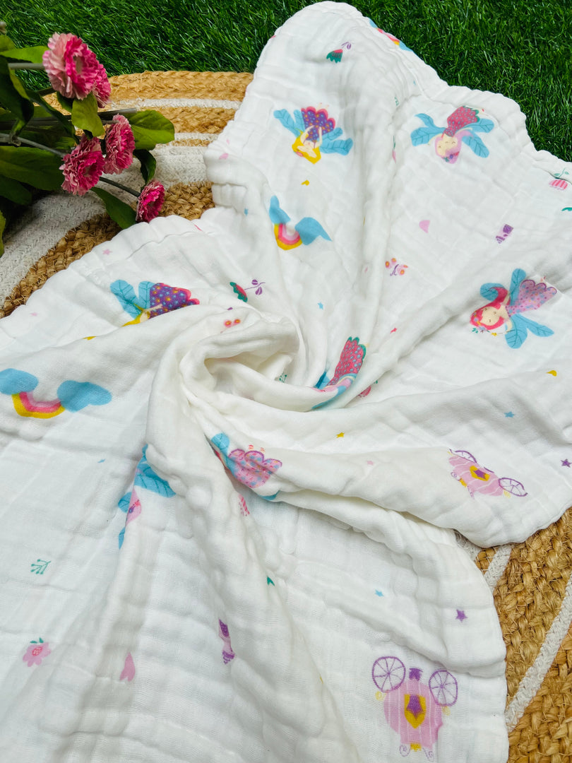 Fairy Love - Muslin Baby Towel