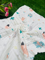 Load image into Gallery viewer, Teddy - Muslin Baby Towel