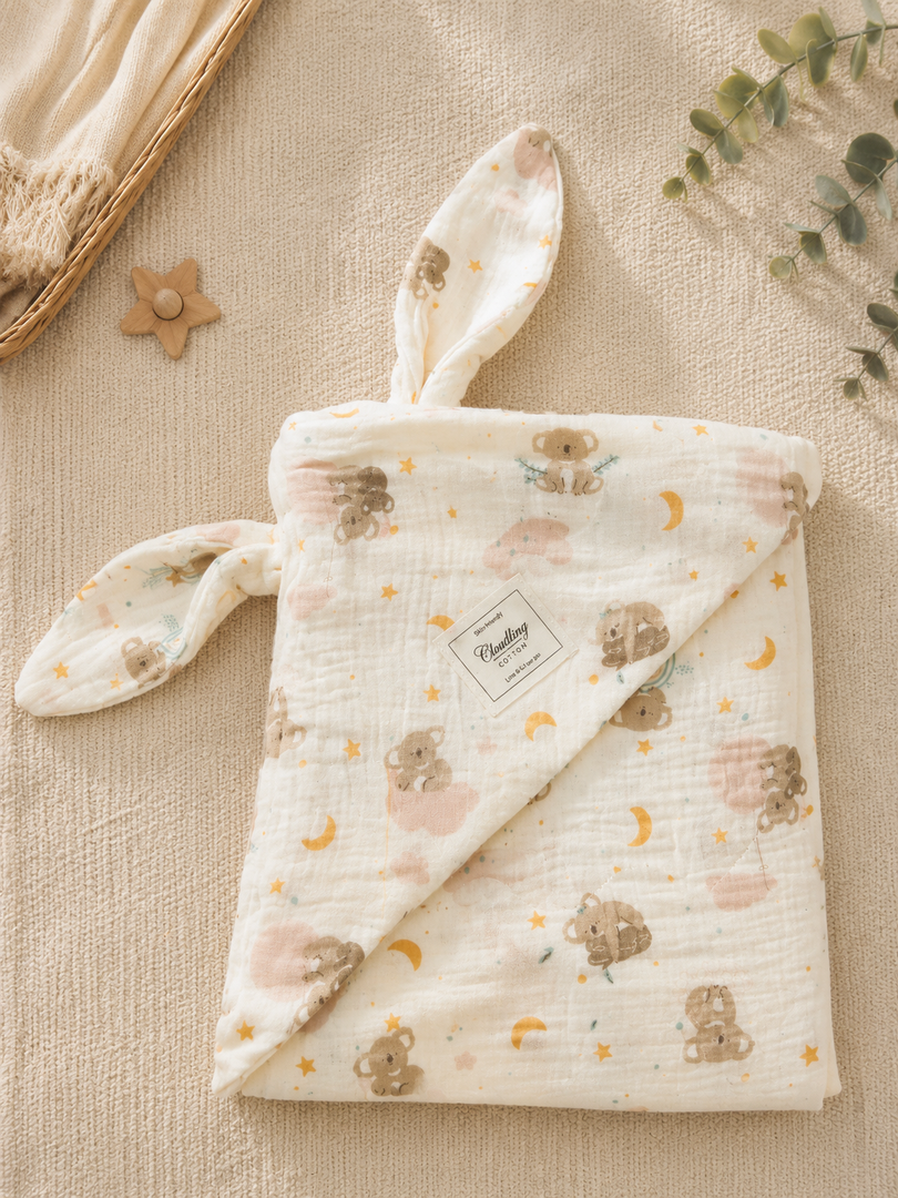 Koala - Muslin Hooded Baby Towel/Blanket