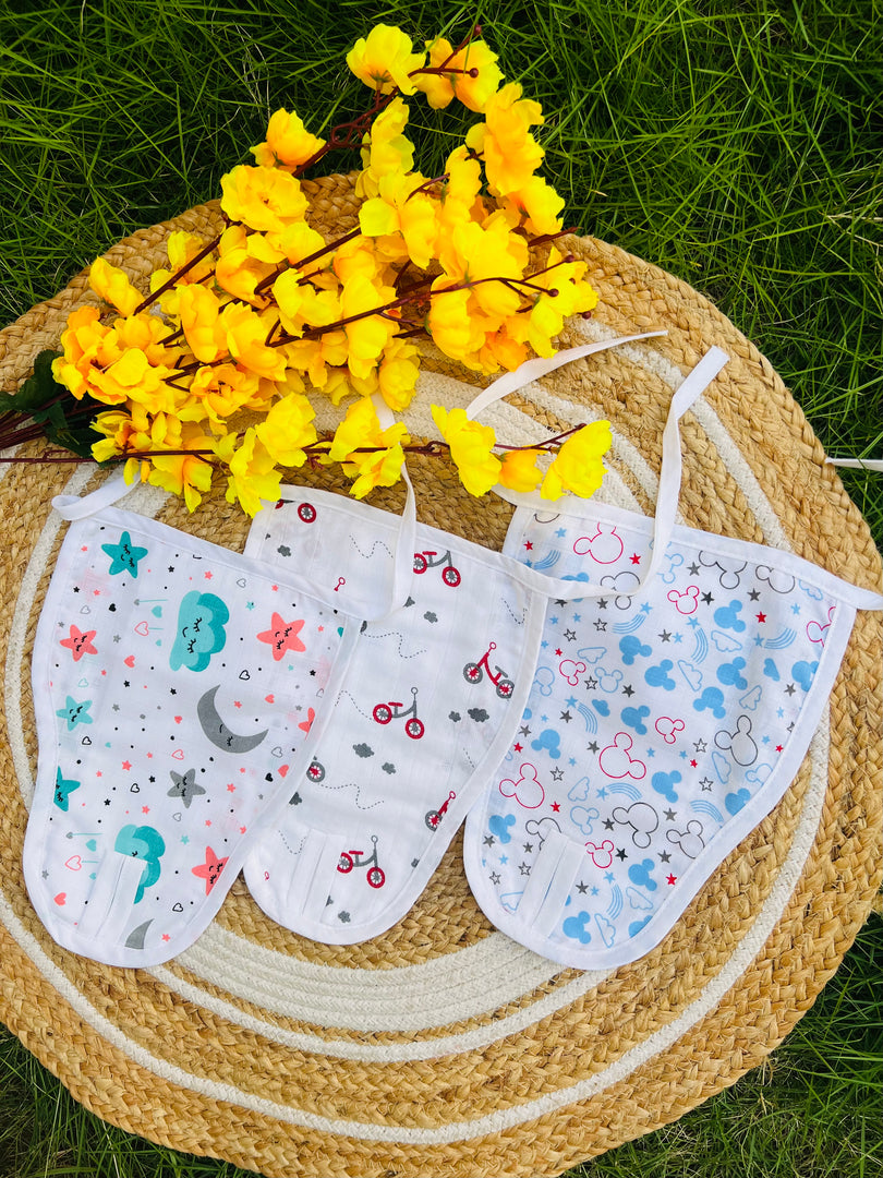 Muslin Nappy Set : Pack of 3