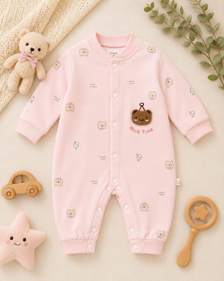 Baby Padded Full Romper/Sleepsuit
