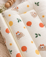Load image into Gallery viewer, Muslin Carry Bed/Nest - Melon