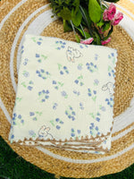 Load image into Gallery viewer, Lavender Bloom - Muslin Baby Blanket
