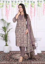 Load image into Gallery viewer, Soft Cotton Kurta Set: Wisteria
