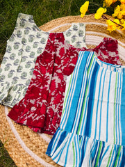 Frill tops 4 - 5yrs (pack of 3)