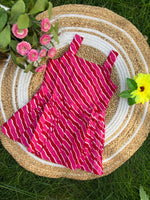 Load image into Gallery viewer, Pink Stripes - Cotton Frock 1 - 2 yrs
