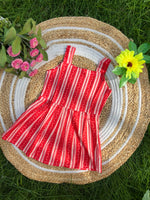 Load image into Gallery viewer, Fiery Frost - Cotton Frock 1 - 2 yrs
