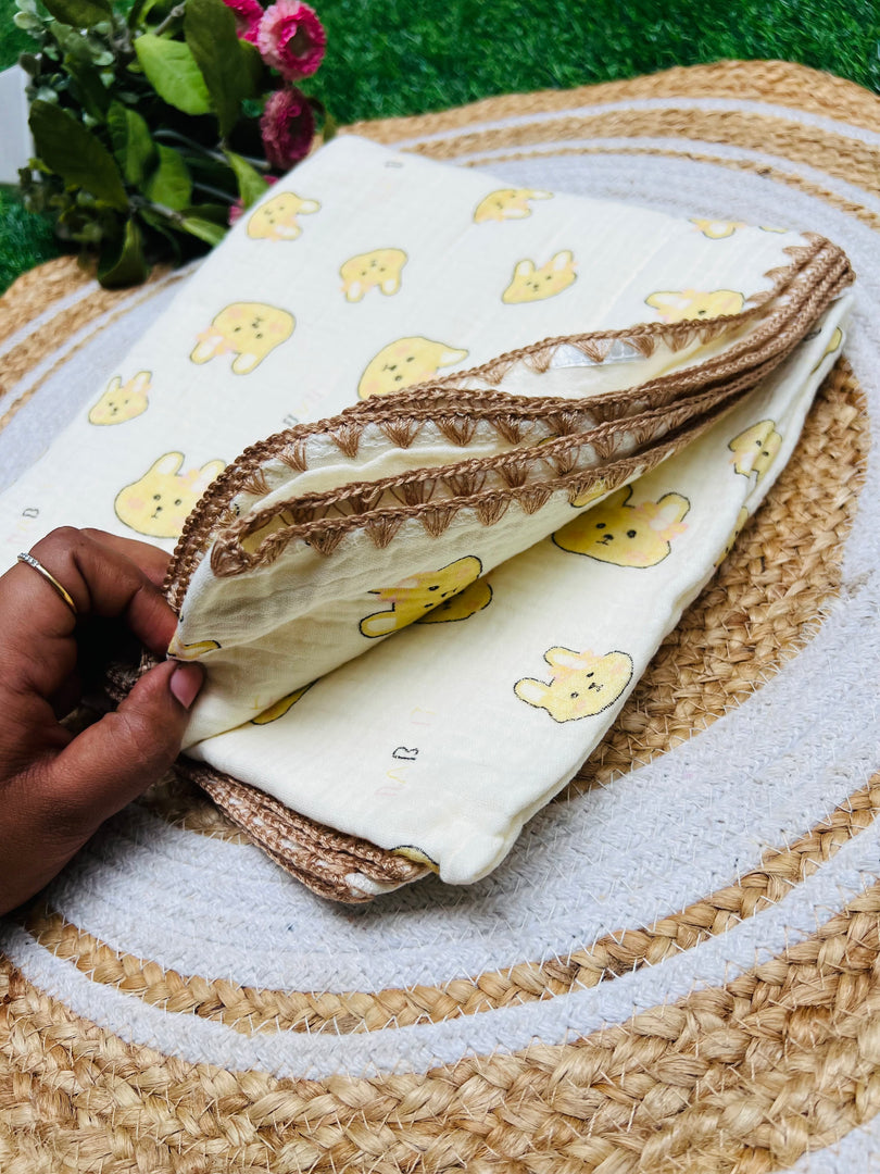 Lovey - Muslin Baby Blanket