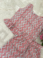Load image into Gallery viewer, Wavy Wave - Frill top &amp; Shorts Set 3 - 4yrs
