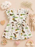 Load image into Gallery viewer, Safari Ride - Frill Cotton Frock