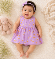 Baby Cotton Dress - Buzz