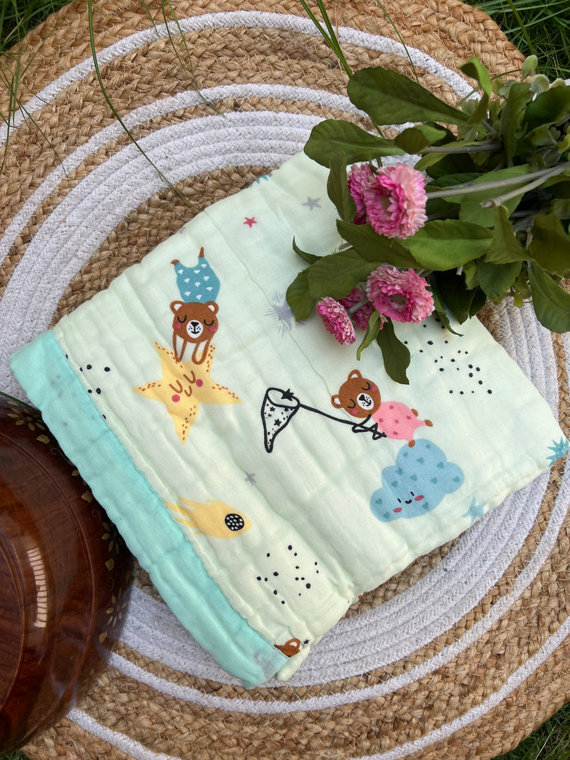 Joy Ride - Muslin Baby Blanket