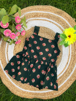 Load image into Gallery viewer, Green Frost - Cotton Frock 6m to 1 Yr
