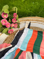 Load image into Gallery viewer, Rainbow Stripe - Cotton Frock 2 -3 Yrs
