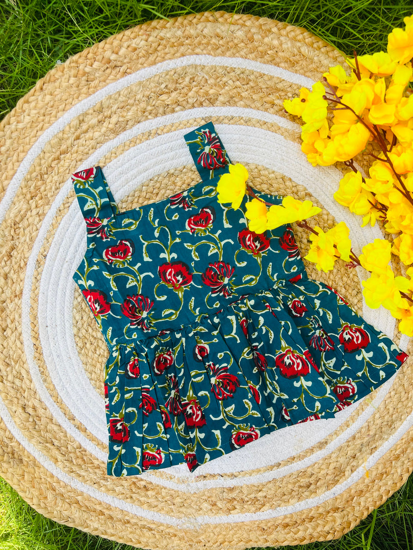 Full Bloom - Cotton Frock 0 to 6m