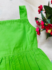 Green Love - Cotton Frock 0 to 6m