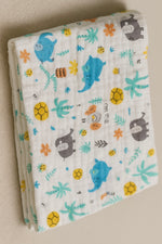 Load image into Gallery viewer, Nature Bloom - Muslin Baby Towel
