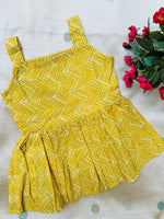 Load image into Gallery viewer, Yellow Bud - Cotton Frock 6m to 1 Yr
