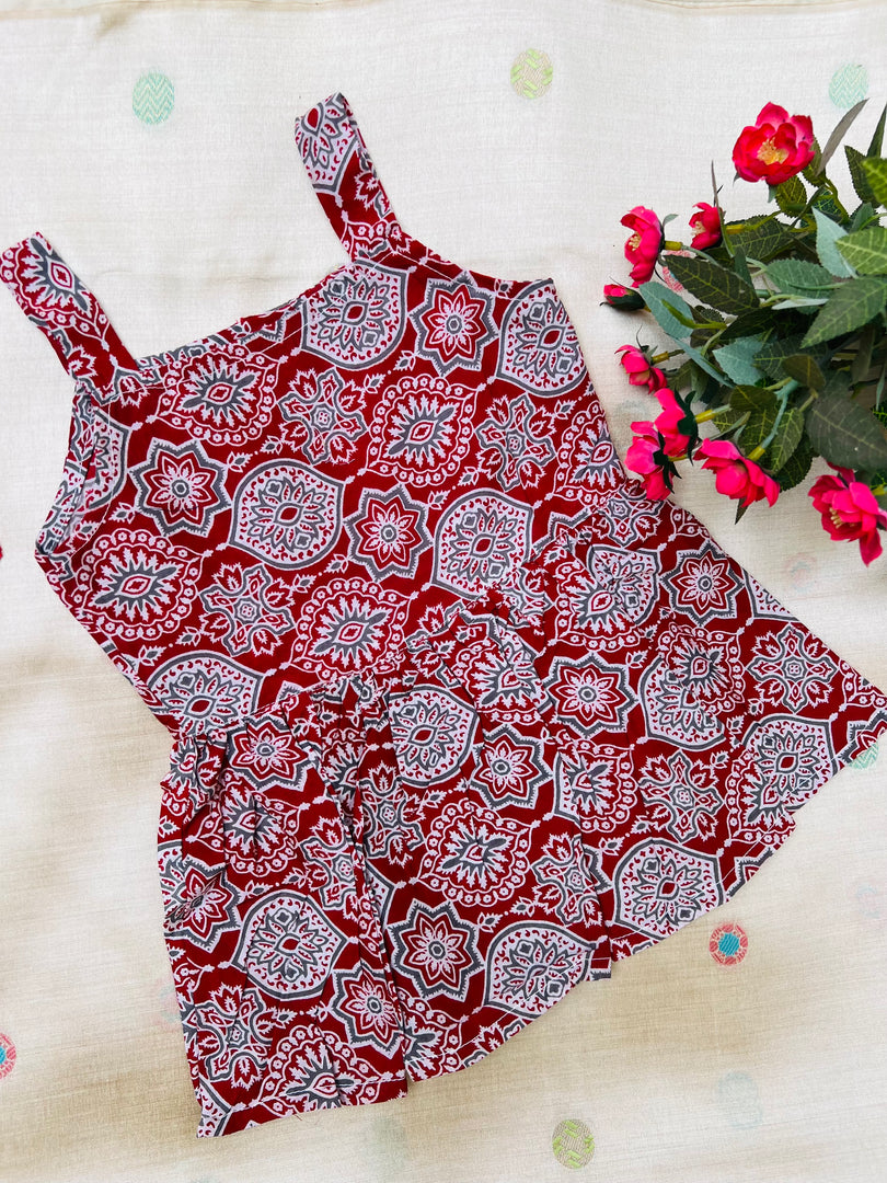 Happy Vibe - Cotton Frock 6m to 1 Yr