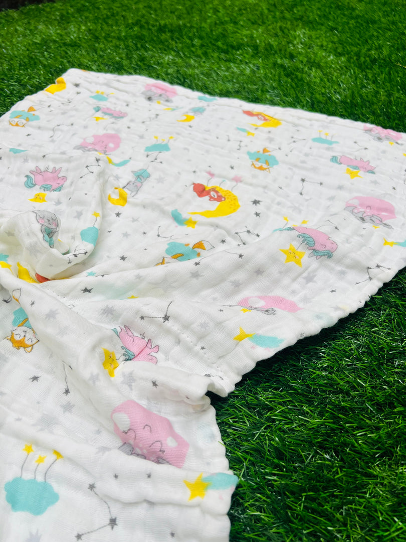 Nature Bloom - Muslin Baby Towel