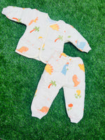 Load image into Gallery viewer, Baby Muslin Padded Winter Suit - Beige
