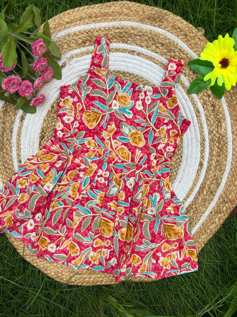Daisy Drop - Cotton Frock 3 - 4 yrs