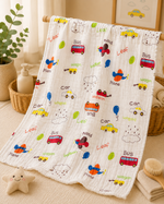 Load image into Gallery viewer, Little Rider - Muslin Baby Towel