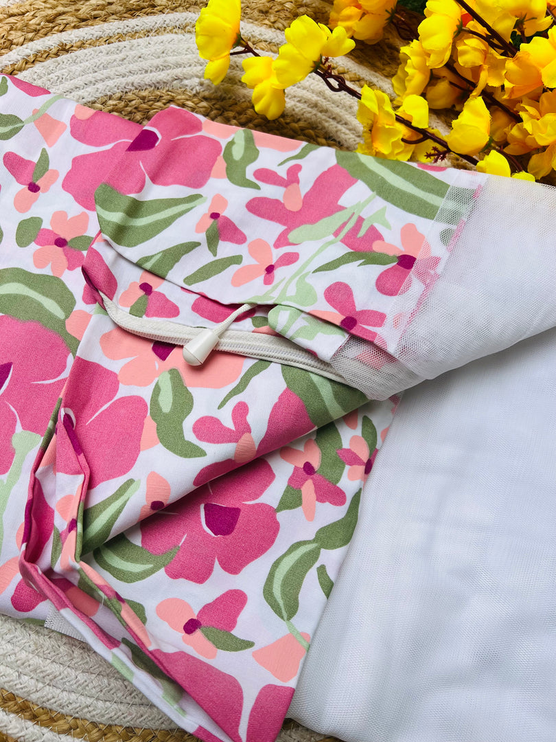 Floral Dream - Thottil and Mosquito net Set (Fall Safe)