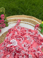 Pink Vibes - Cotton Frock 3 - 4 yrs