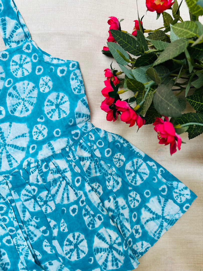 Sky Batik - Cotton Frock 6m to 1 Yr