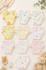 Load image into Gallery viewer, Baby Knitted Cotton Briefs : Pack of 3