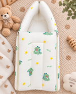 Load image into Gallery viewer, Muslin Carry Bed/Nest - Dino Baby