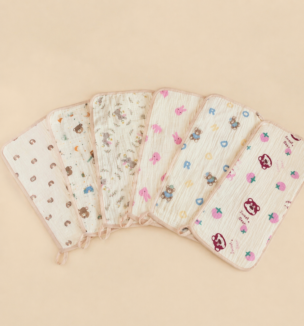 Muslin Burp Cloth - Pack of 2