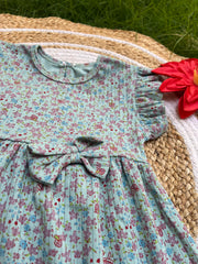 Green Daisy - Frill Cotton Frocks