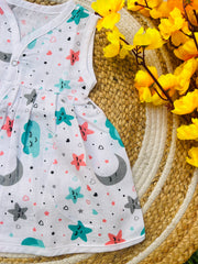 Night Sky - Muslin Frock 0 to 3M