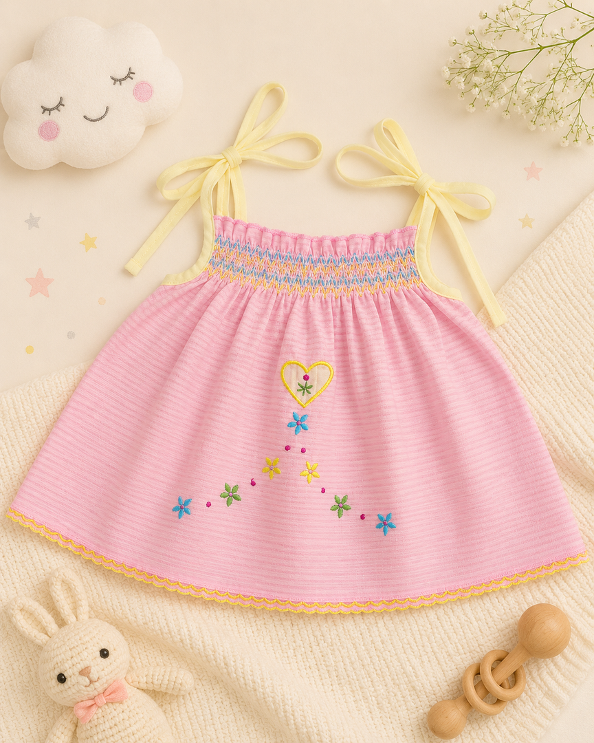 Baby Cotton Tie Frock