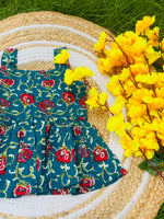 Load image into Gallery viewer, Full Bloom - Cotton Frock 0 to 6m
