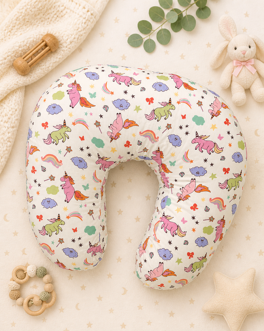 Cotton Feeding Pillow - Unicorn