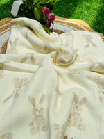 Load image into Gallery viewer, Bunny World - Muslin Baby Blanket
