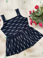 Load image into Gallery viewer, Night Bloom - Cotton Frock 0 to 6m
